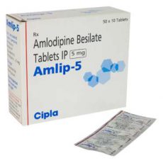 Amlodipine Besylate 5 mg Tablets Online - Dosage, Uses, Side Effects