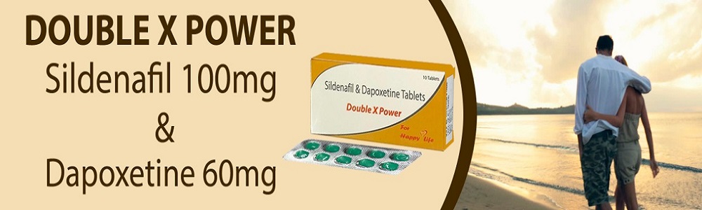 Double X Power(Sildenafil Citrate 100mg and Dapoxetine 60mg)