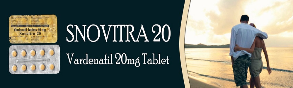 Snovitra 20 Tablets (vardenafil 20 mg )